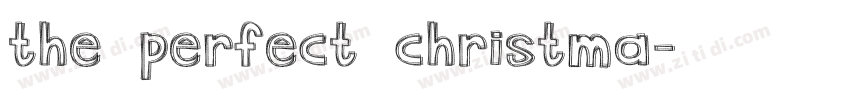 the perfect christma字体转换